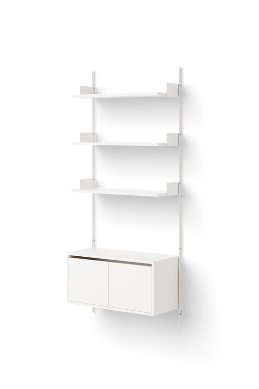 New Works Wall Shelf 1900 Cabinet Low w. Doors