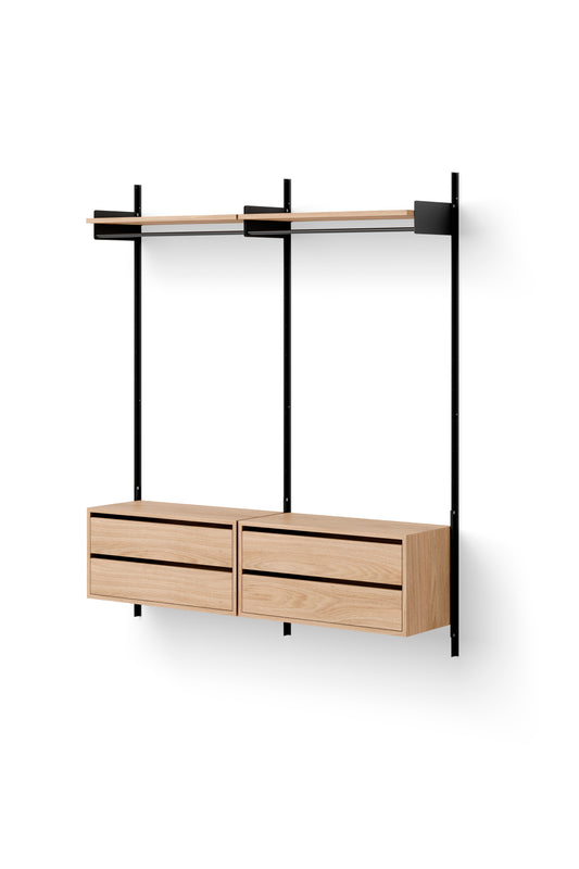 New Works Wardrobe Shelf Cabinets w. Drawers
