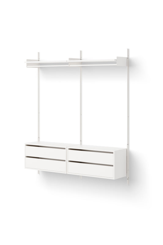 New Works Wardrobe Shelf Cabinets w. Drawers