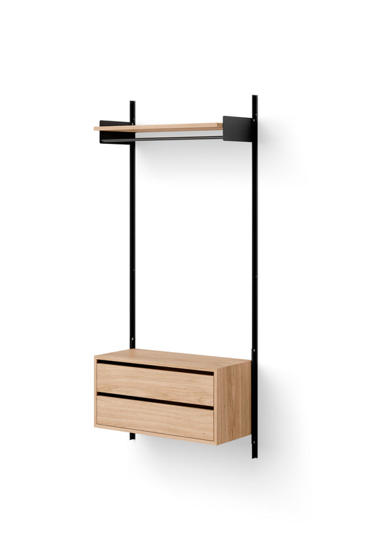 New Works Wardrobe Shelf Cabinet w. Drawers