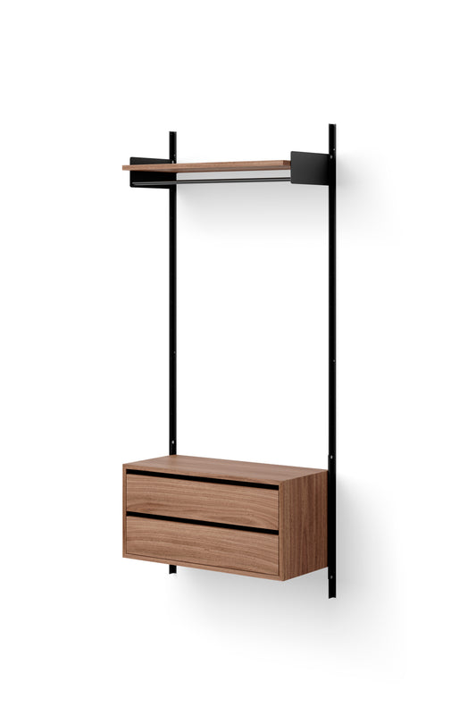 New Works Wardrobe Shelf Cabinet w. Drawers