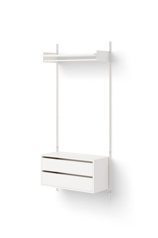 New Works Wardrobe Shelf Cabinet w. Drawers